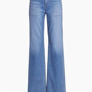 Veronica Beard Light Blue Flare Jeans
Crosbie slim high waisted  in amethyst